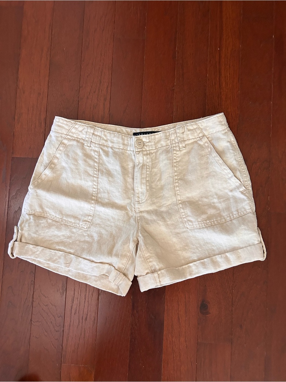 Sanctuary Clothing 100% Linen Marine
Shorts "Summer Sand" Size 28